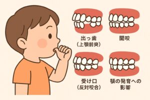 指しゃぶり影響