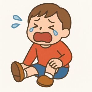 泣いている子供